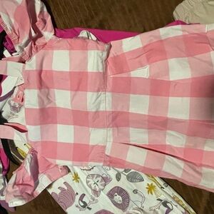 Girls Pink Checkered Sundress Top Janie and Jack